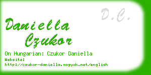 daniella czukor business card